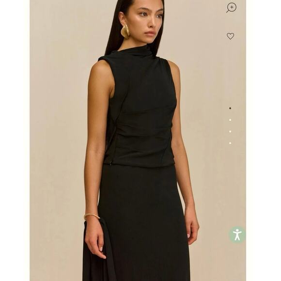 NWOT Cult Gaia Christian Top in Black SZ S - Picture 1 of 9